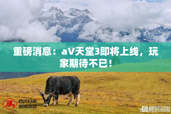 重磅消息：a∨天堂3即将上线，玩家期待不已！
