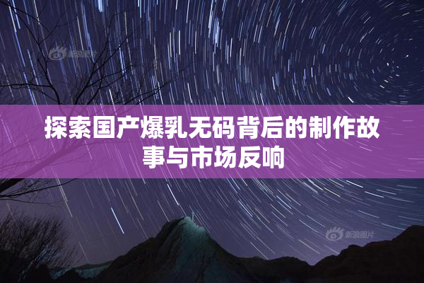 探索国产爆乳无码背后的制作故事与市场反响