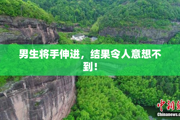 男生将手伸进，结果令人意想不到！
