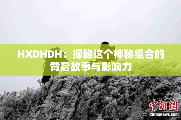 HXDHDH：探秘这个神秘组合的背后故事与影响力