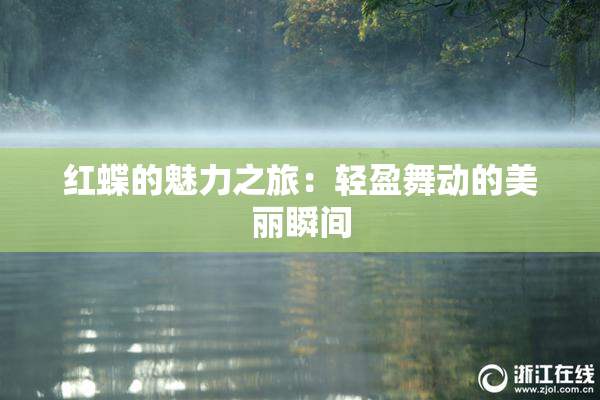 红蝶的魅力之旅：轻盈舞动的美丽瞬间