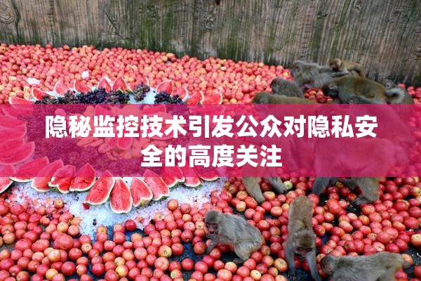 隐秘监控技术引发公众对隐私安全的高度关注