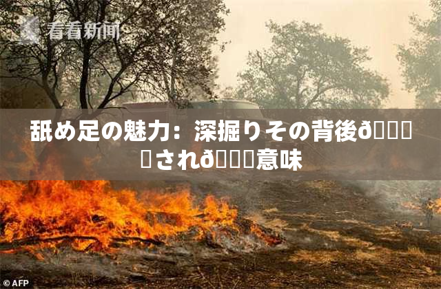 舐め足の魅力：深掘りその背後🎆隠され👅意味