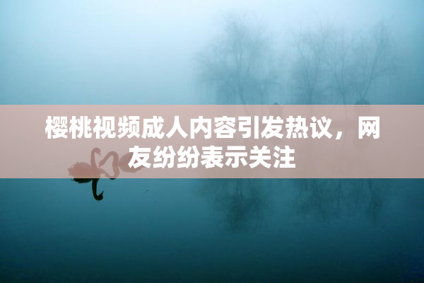 樱桃视频成人内容引发热议，网友纷纷表示关注