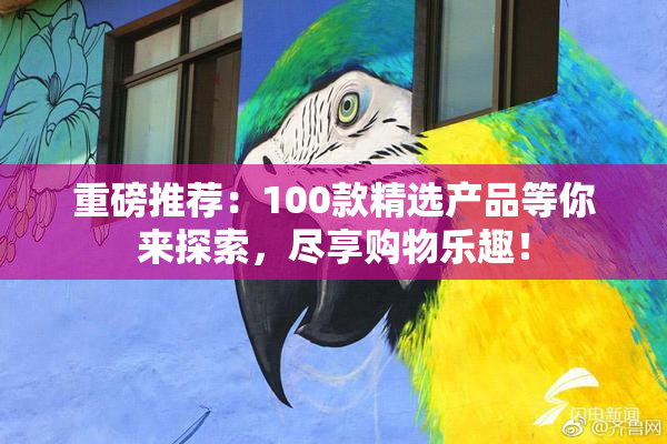 重磅推荐：100款精选产品等你来探索，尽享购物乐趣！