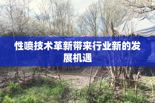 性喷技术革新带来行业新的发展机遇