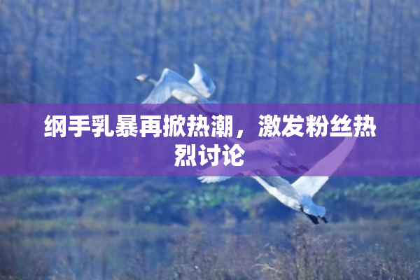 纲手乳暴再掀热潮，激发粉丝热烈讨论