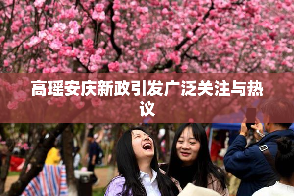 高瑶安庆新政引发广泛关注与热议