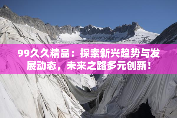 99久久精品：探索新兴趋势与发展动态，未来之路多元创新！