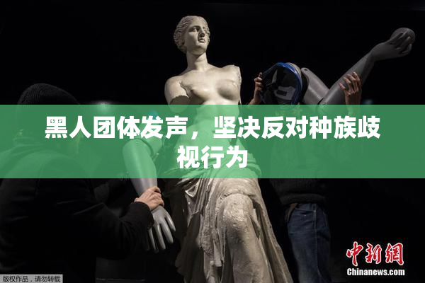 黑人团体发声，坚决反对种族歧视行为