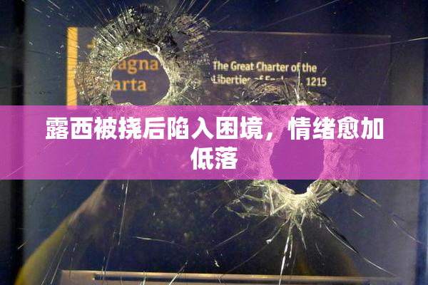 露西被挠后陷入困境，情绪愈加低落