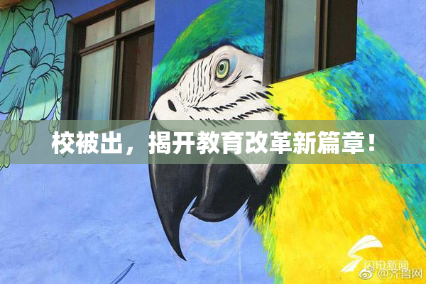 校被出，揭开教育改革新篇章！