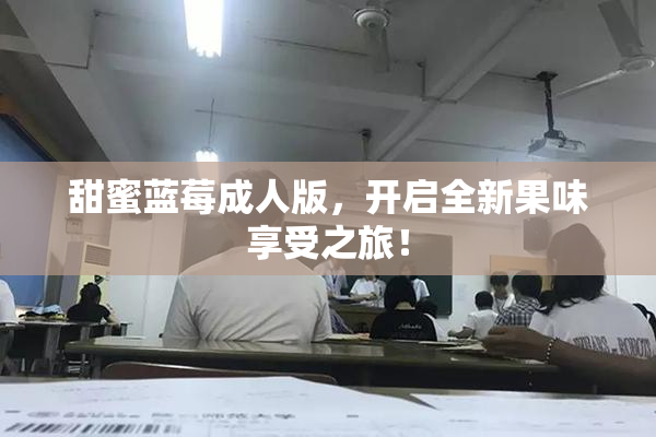 甜蜜蓝莓成人版，开启全新果味享受之旅！