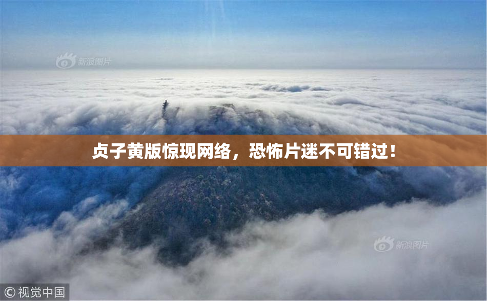 贞子黄版惊现网络，恐怖片迷不可错过！